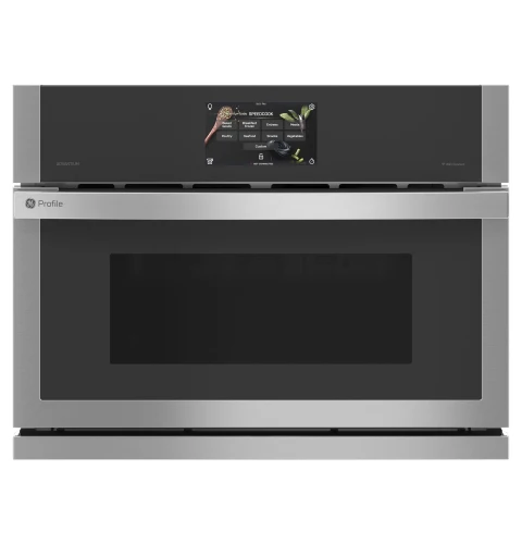 Comfortable GE Profile™ 27 Single Wall Oven with 120V Advantium® Technology Casual