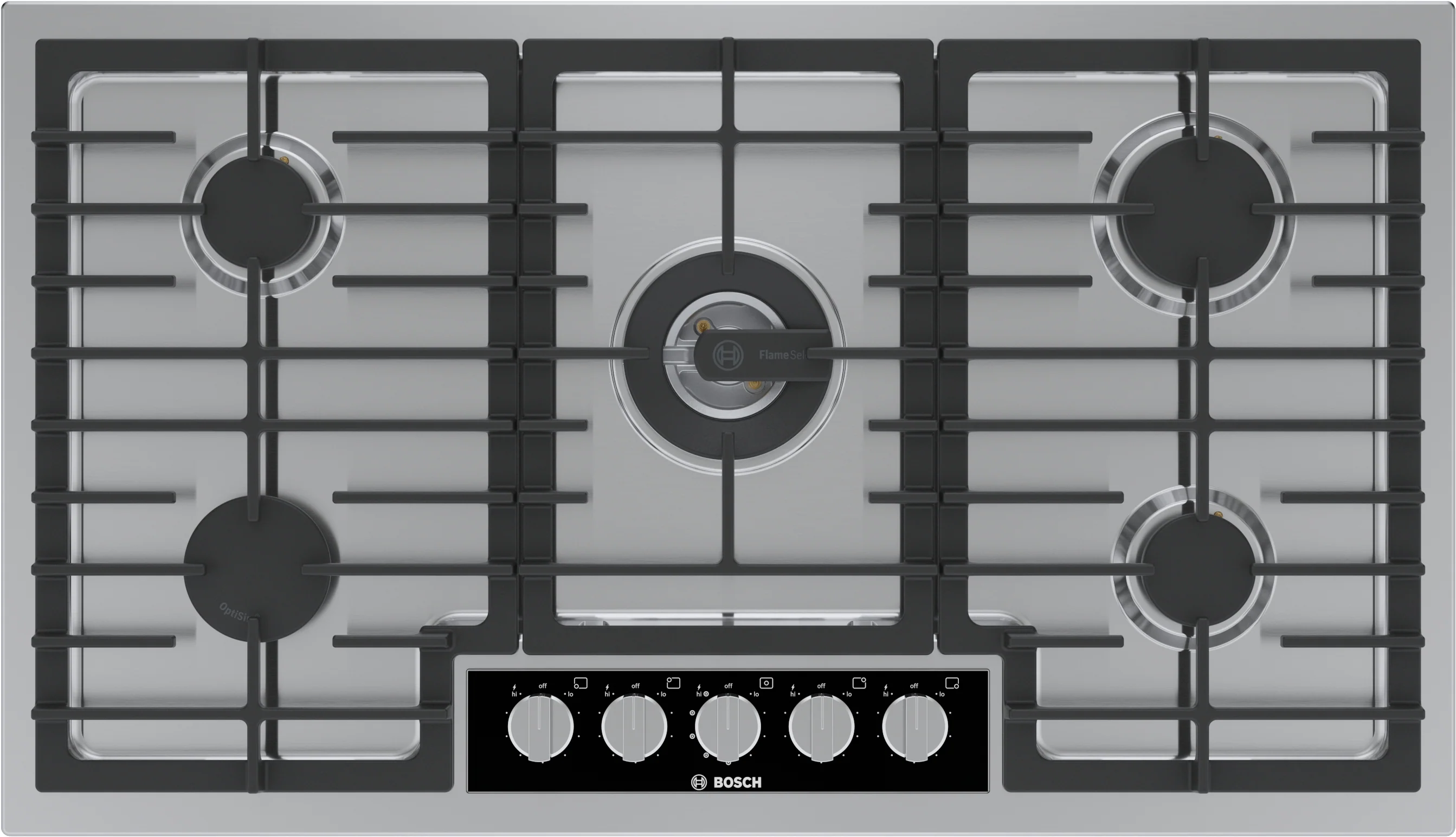 Professional Benchmark™ Gas Cooktop 36” Stainless steel Premium
