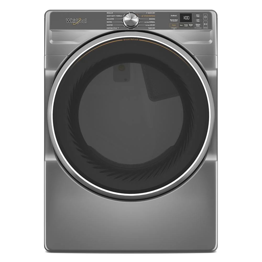Carefully Designed 7.4 cu. ft. Smart Front Load ENERGY STAR® Gas Dryer with Steam Capabilities Superior