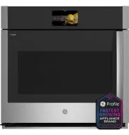 Premium Material GE Profile™ 30 Smart Built-In Convection Single Wall Oven with Left-Hand Side-Swing Doors Traditional