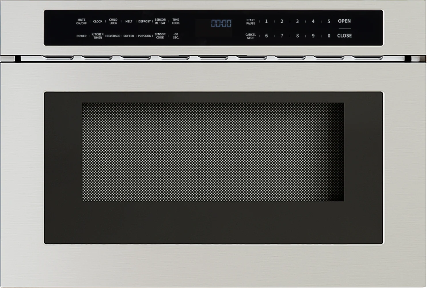 Exclusive Microwave Drawer 24in Built-In SS 1.2cf Smooth
