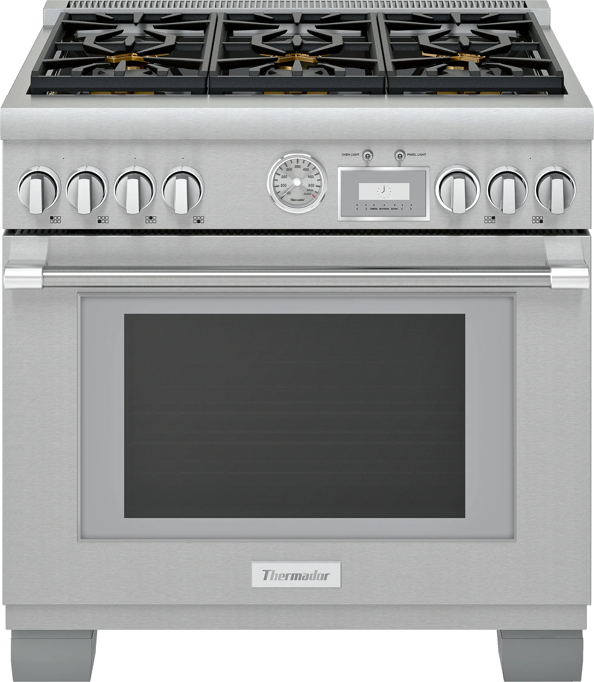 Exclusive Gas Professional Range 36” Pro Grand® Commercial Depth Stainless Steel High-End