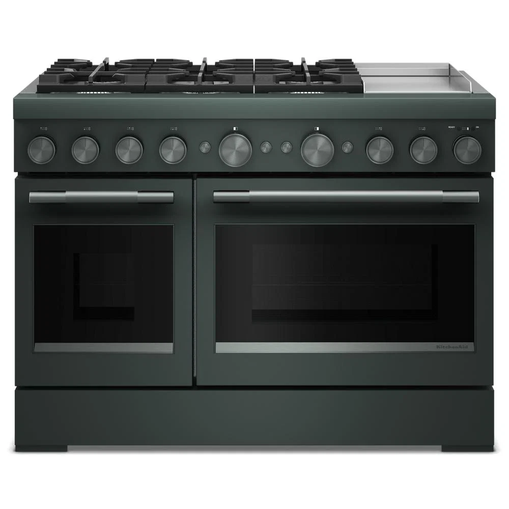 First-Class 48-Inch 6 Burner Commercial-Style Dual Fuel Range with Griddle Fashionable