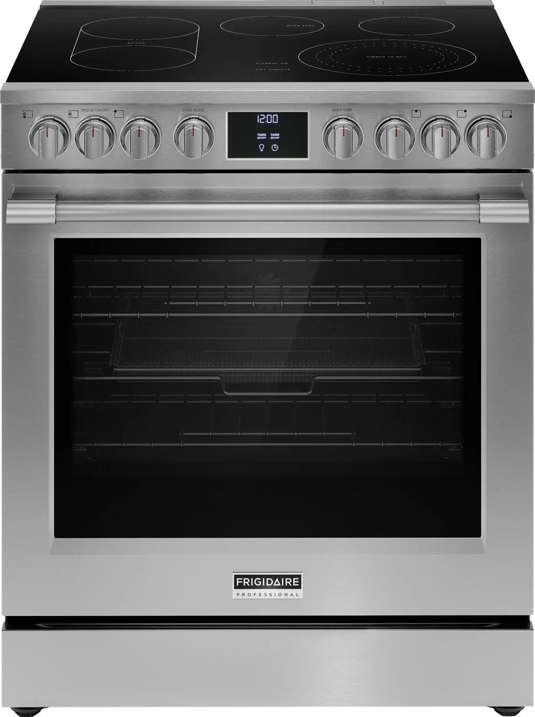 Solid 30 Electric Range with No Preheat and Air Fry Smooth