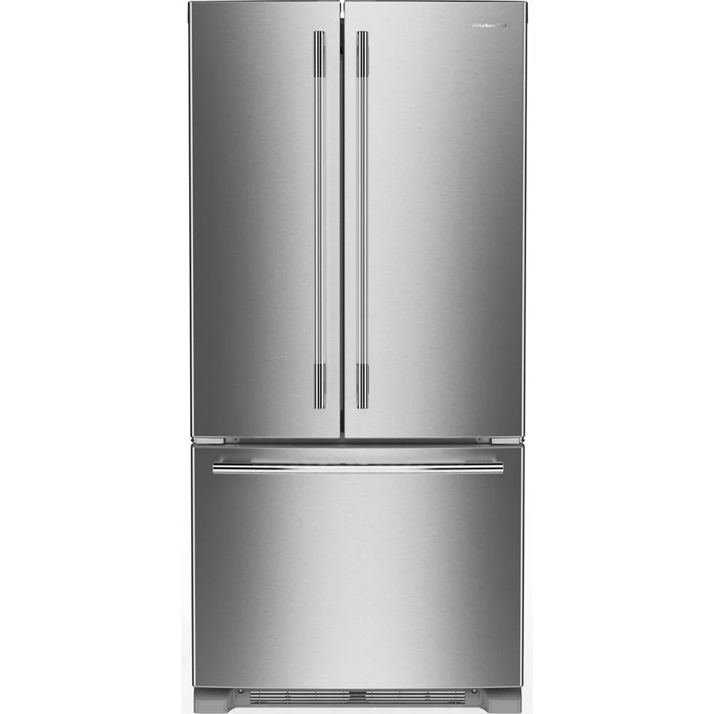Efficient 22 Cu. Ft. 33-Inch Standard-Depth French Door Refrigerator with Internal Water Dispenser Enhanced
