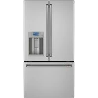 Modern CAFÉ™ ENERGY STAR® 22.1 Cu. Ft. Smart Counter-Depth French-Door Refrigerator with Hot Water Dispenser Elite