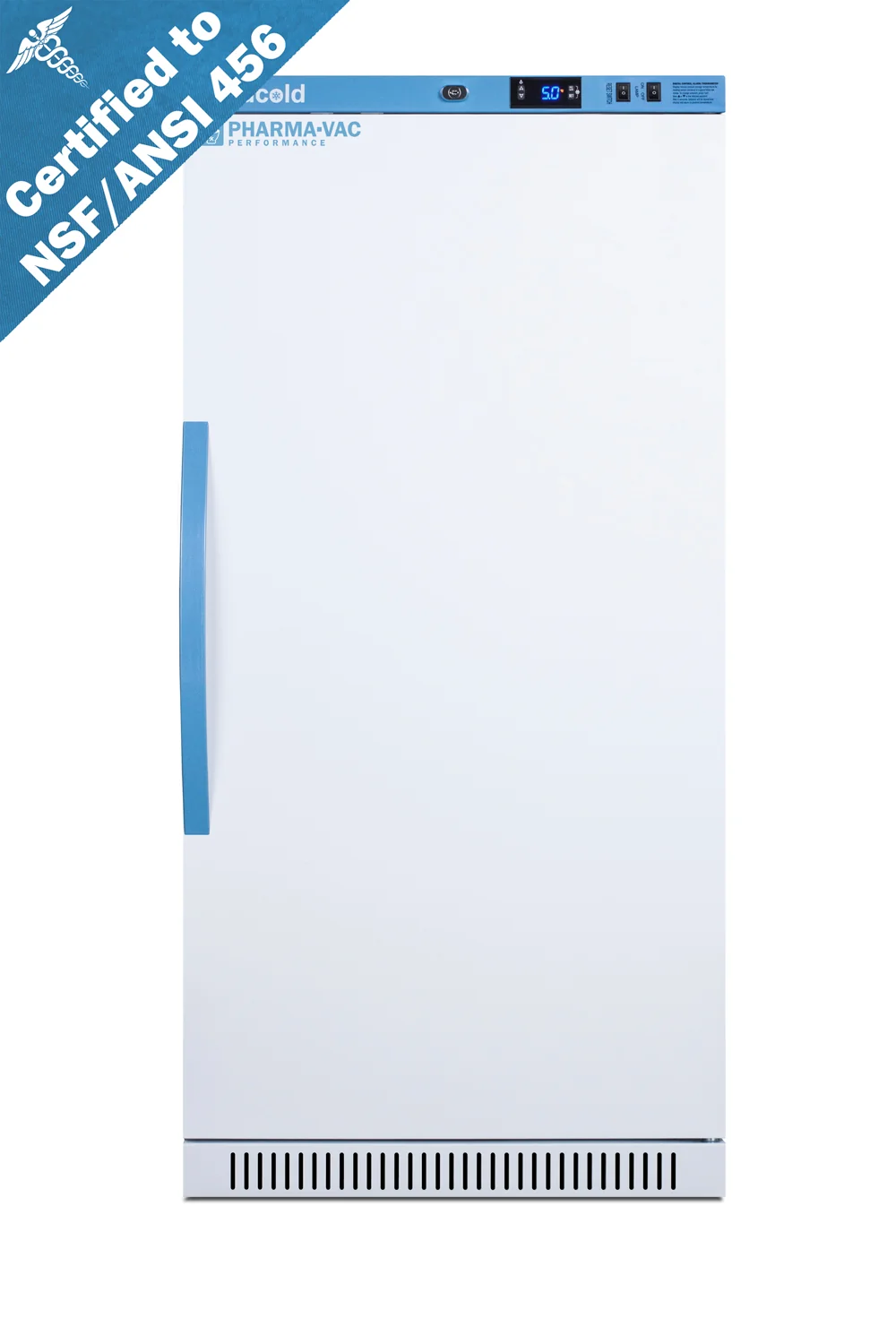 Recyclable 8 Cu.Ft. Upright Vaccine Refrigerator to NSF ANSI 456 Vaccine Storage Standard Lightweight