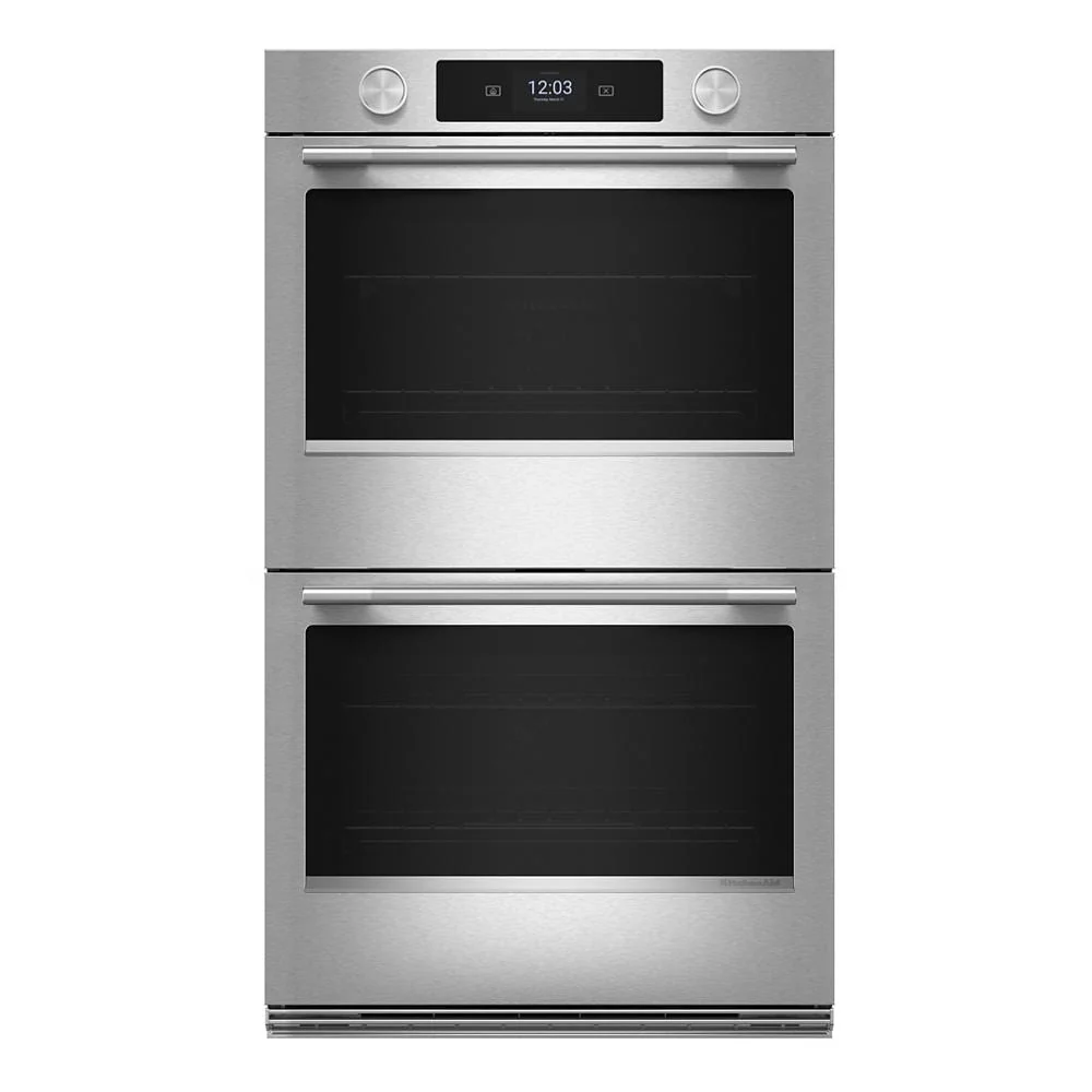 Refined 30-inch Smart Electric Double Wall Oven with Intelligent Cooking Camera – PrintShield™ Finish Convenient
