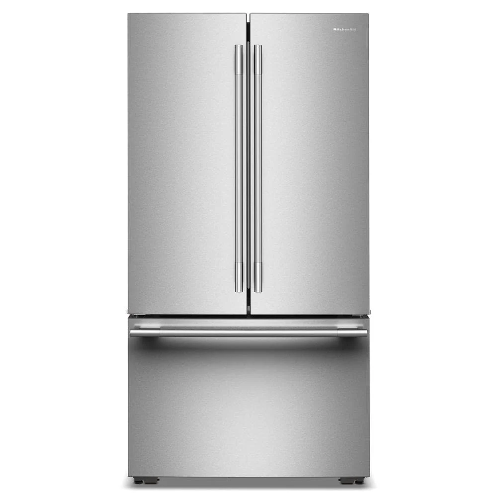 Official 24 Cu. Ft. 36-Inch Counter-Depth French Door Refrigerator with Internal Water Dispenser in PrintShield® Stainless Steel Top-Quality