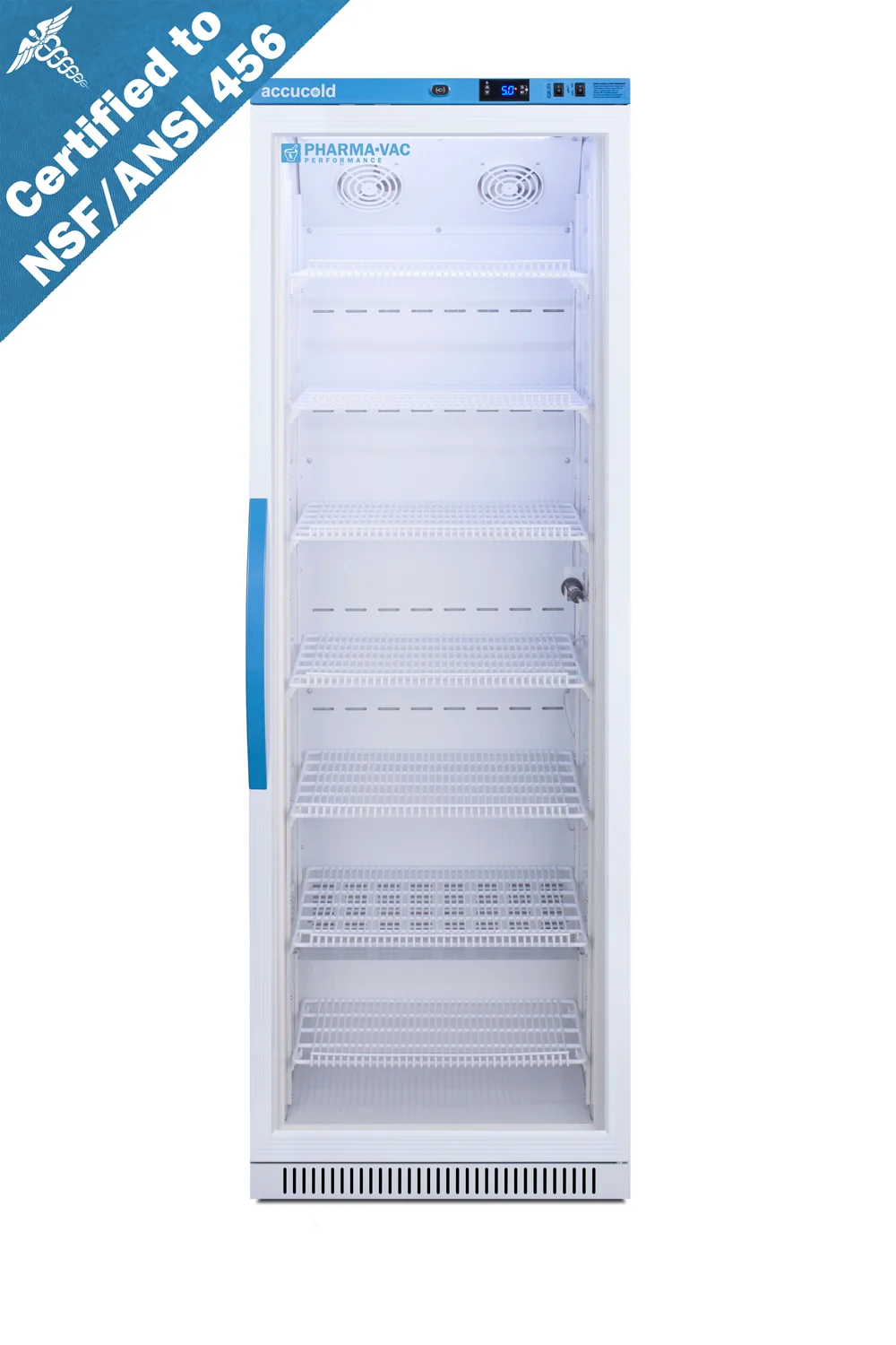 Superior 15 Cu.Ft. Upright Vaccine Refrigerator to NSF ANSI 456 Vaccine Storage Standard High-Grade