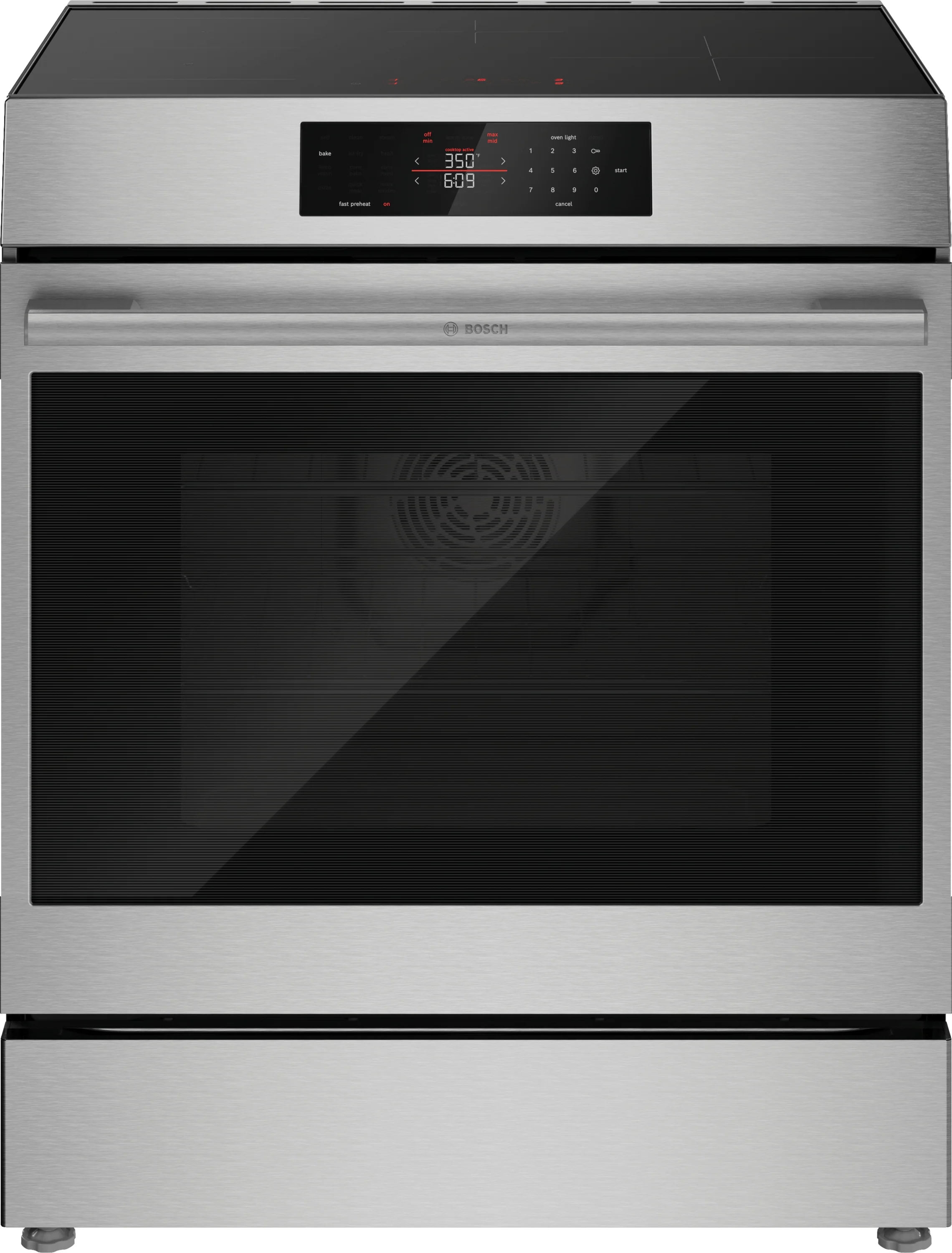 Soft 500 Series Induction standing Range 30” Responsible