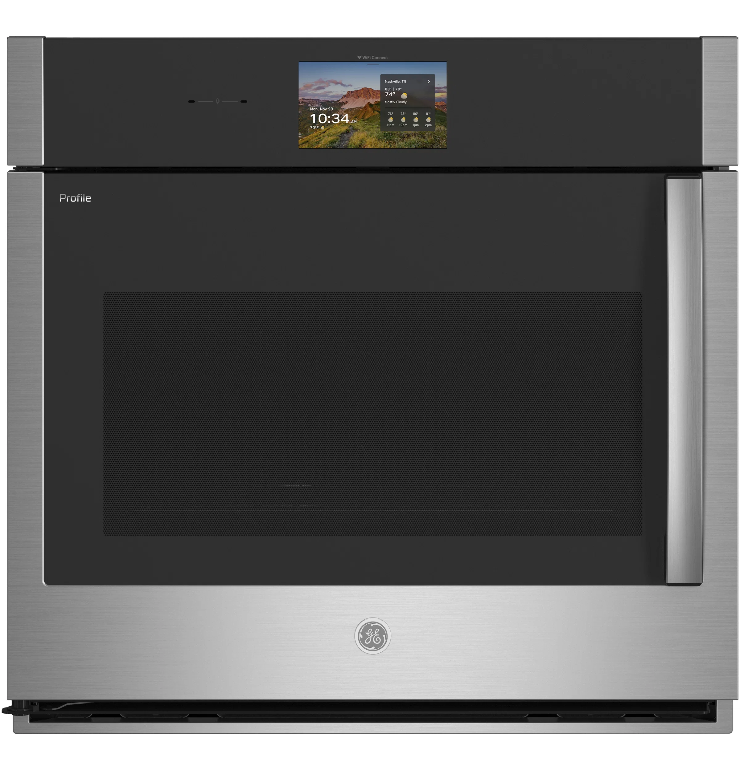 User-Friendly GE Profile™ 30 Smart Built-In Convection Single Wall Oven with Left-Hand Side-Swing Doors High-Quality