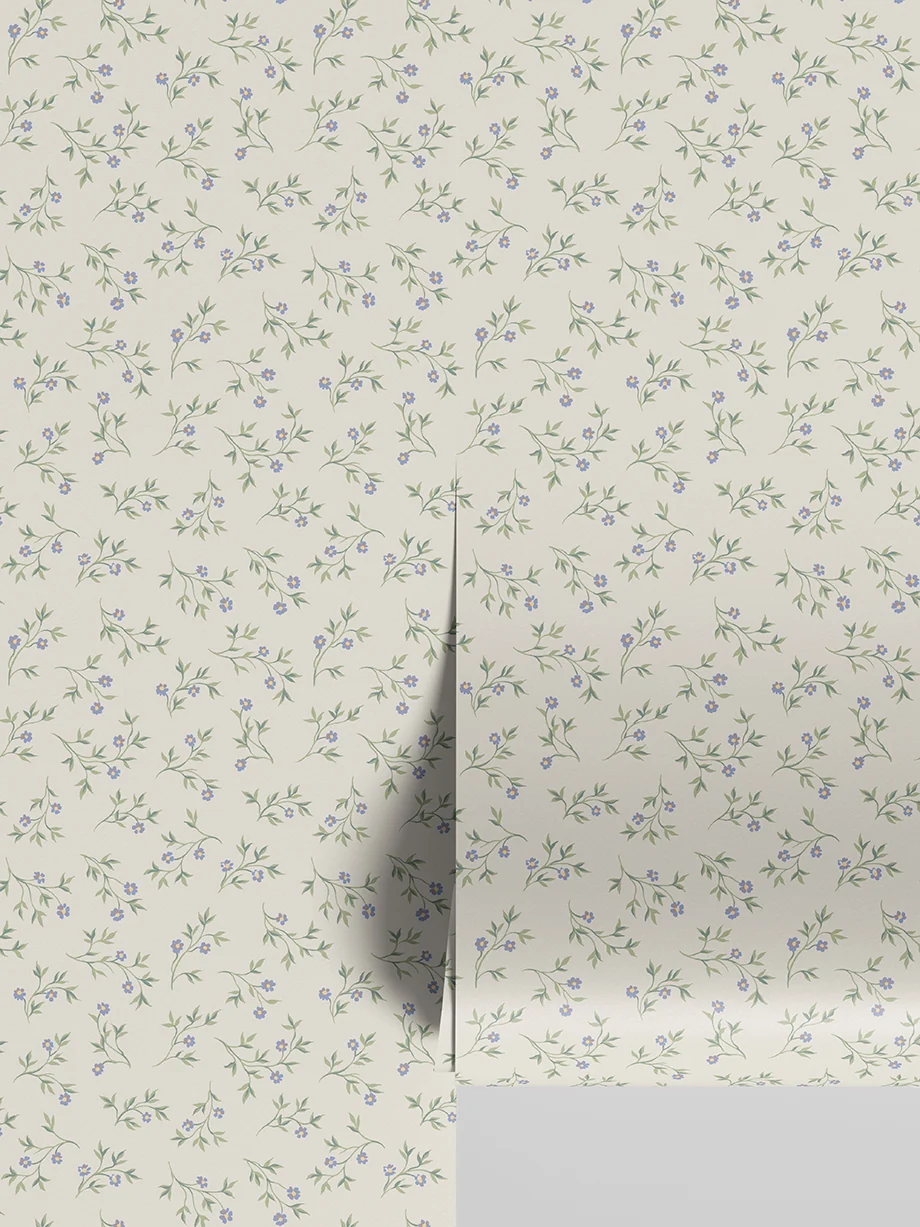 Artisan Cream Spring Sprig Wallpaper Top-Quality