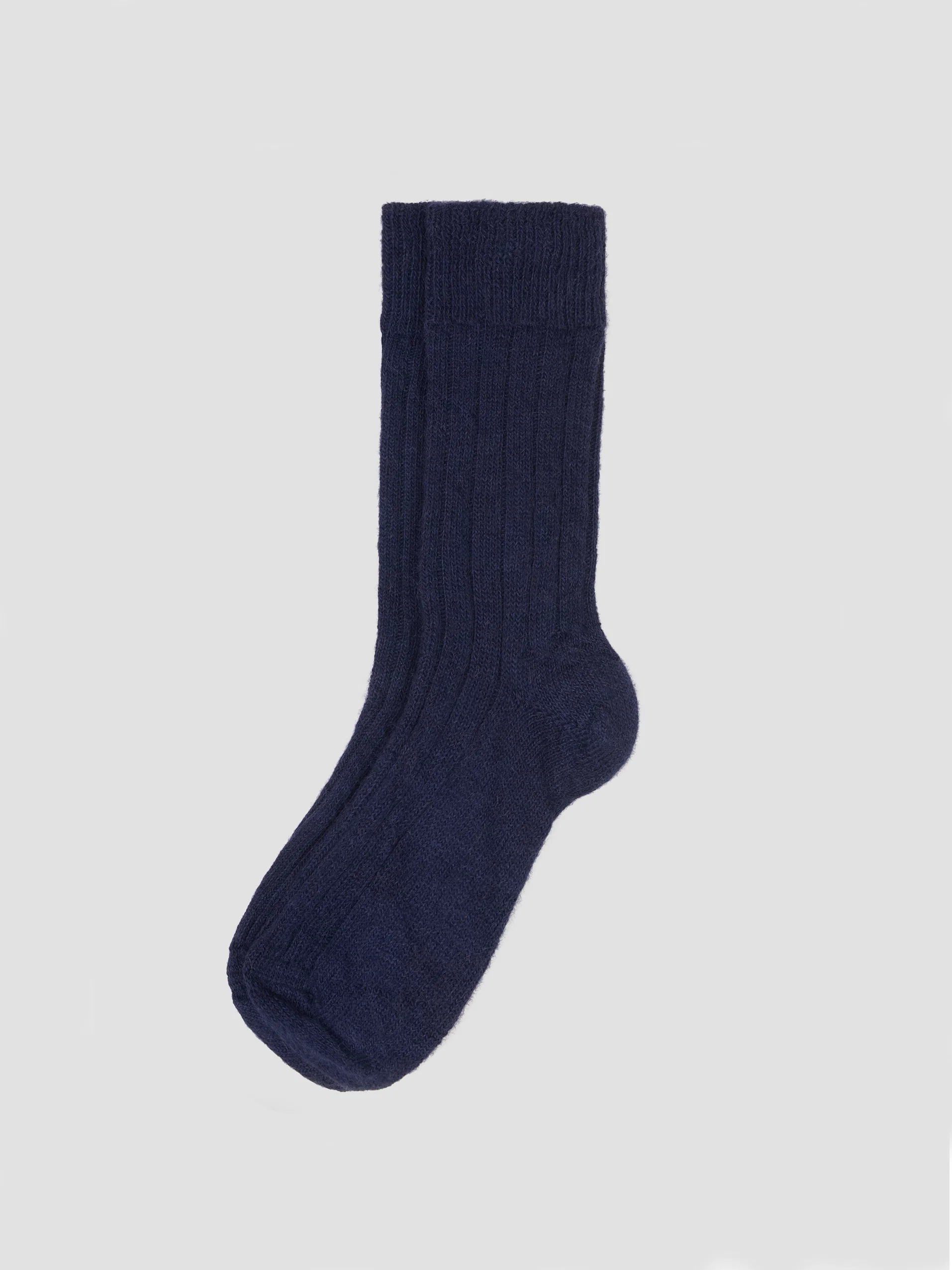 Detailed Navy Alpaca Socks Reliable