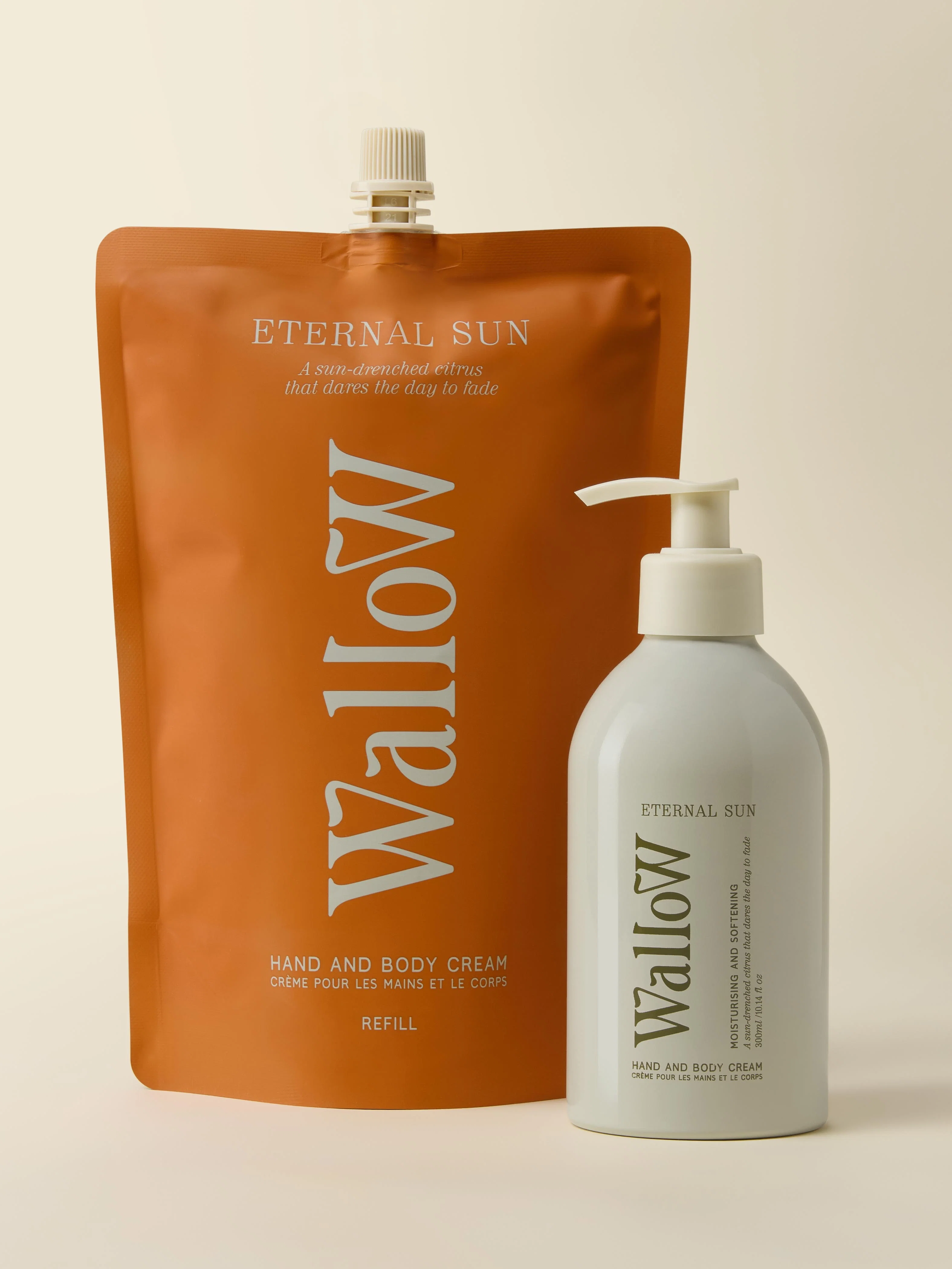 Original Design Wallow Eternal Sun Hand Body Cream Refill Professional