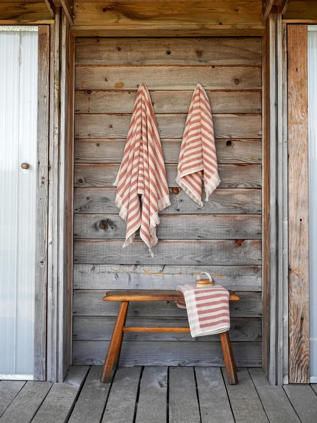 Original Sand Shell Pembroke Stripe Towel Small Bundle Fashionable
