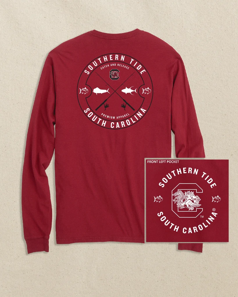 Verified USC Gamecocks Catch and Release Long Sleeve T-Shirt High-Quality