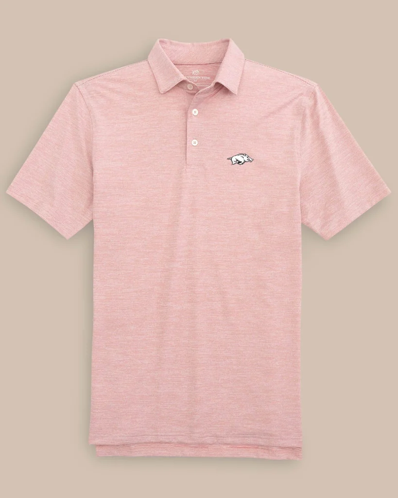 Optimized Arkansas Razorbacks Driver Spacedye Polo Shirt Elegant