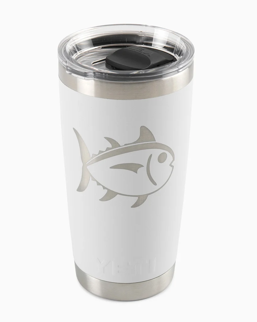 Traditional YETI Rambler 20 oz Skipjack Tumbler Relaxed