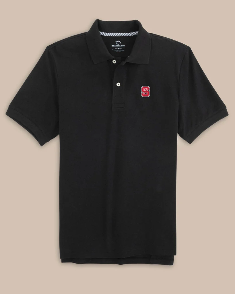 High-Performance NC State Wolfpack Short Sleeve Skipjack Polo Excellent
