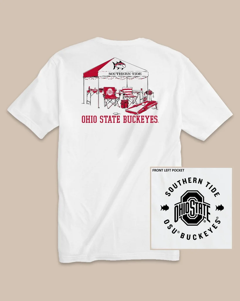 Consistent Ohio State Buckeyes Tailgate Time T-Shirt Excellent