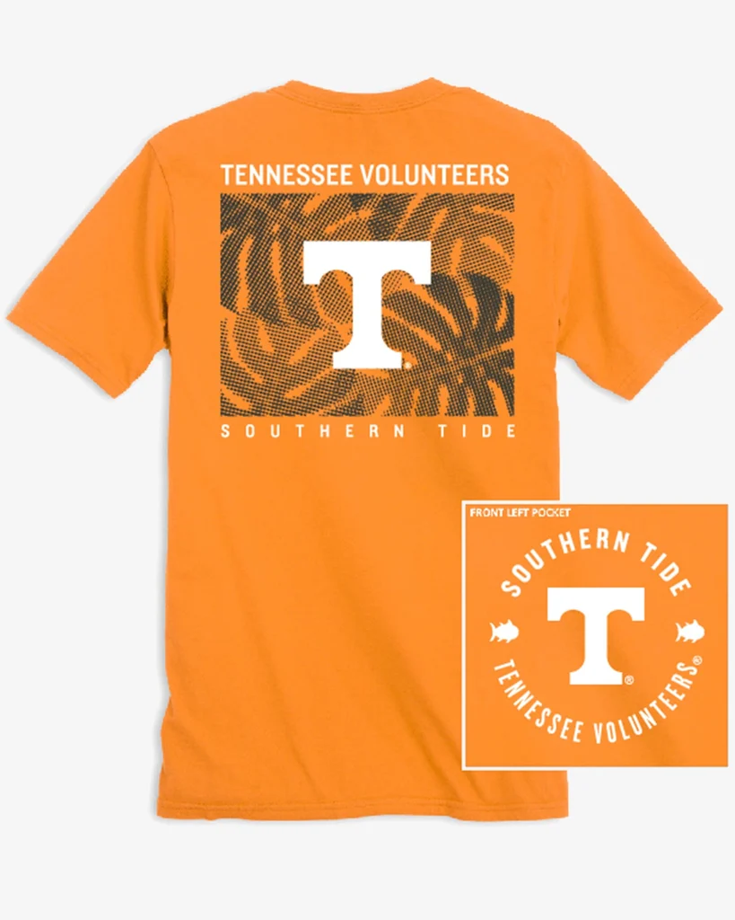 Contemporary Tennessee Vols Halftone Monstera T-Shirt World-Class