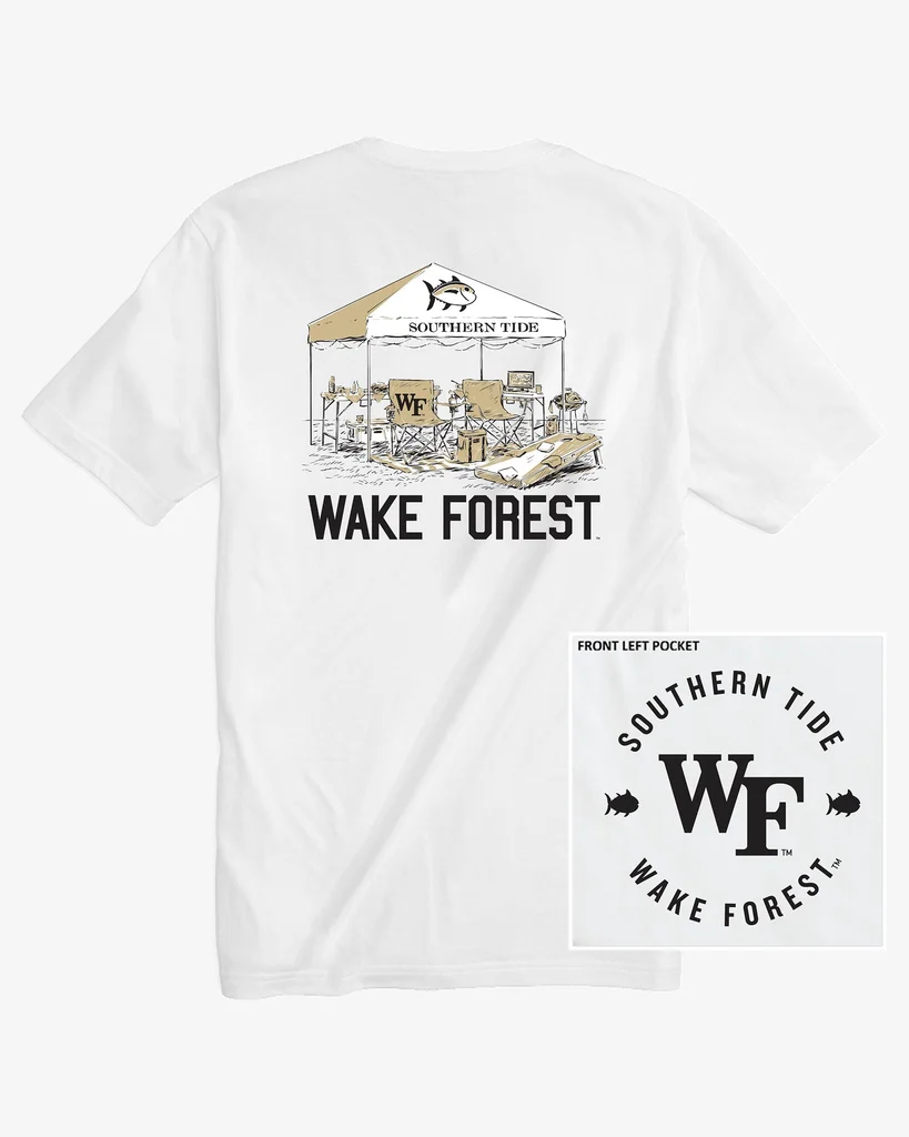 Practical Wake Forest Tailgate Time T-Shirt Prestigious