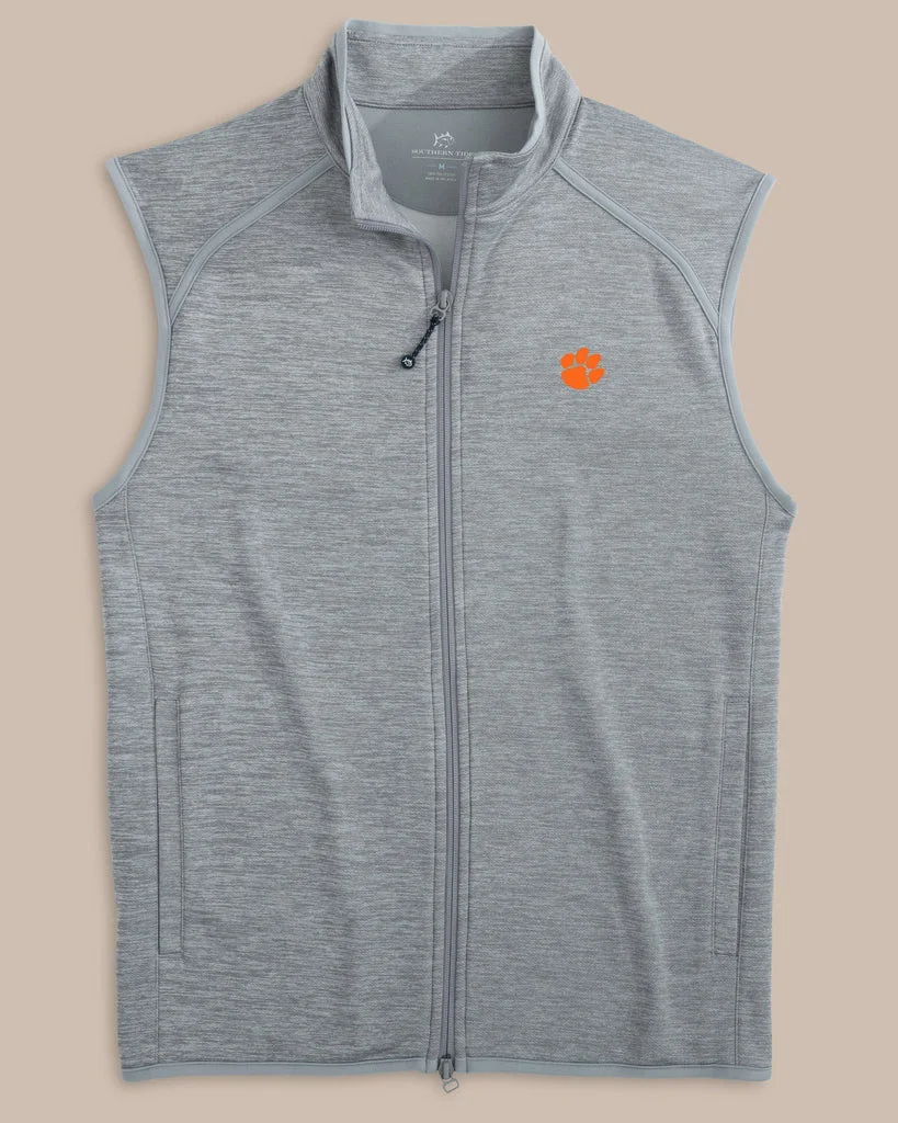 Luxury Clemson Tigers Baybrook Heather Vest Soft