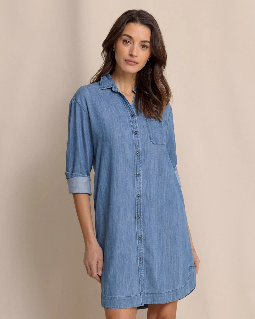 Healthy Cam Denim Dress Powerful