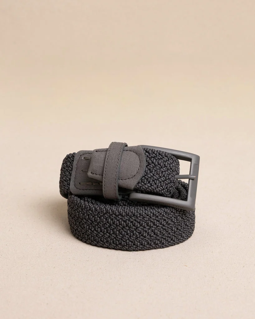 Efficient Caddie Braided Belt Green