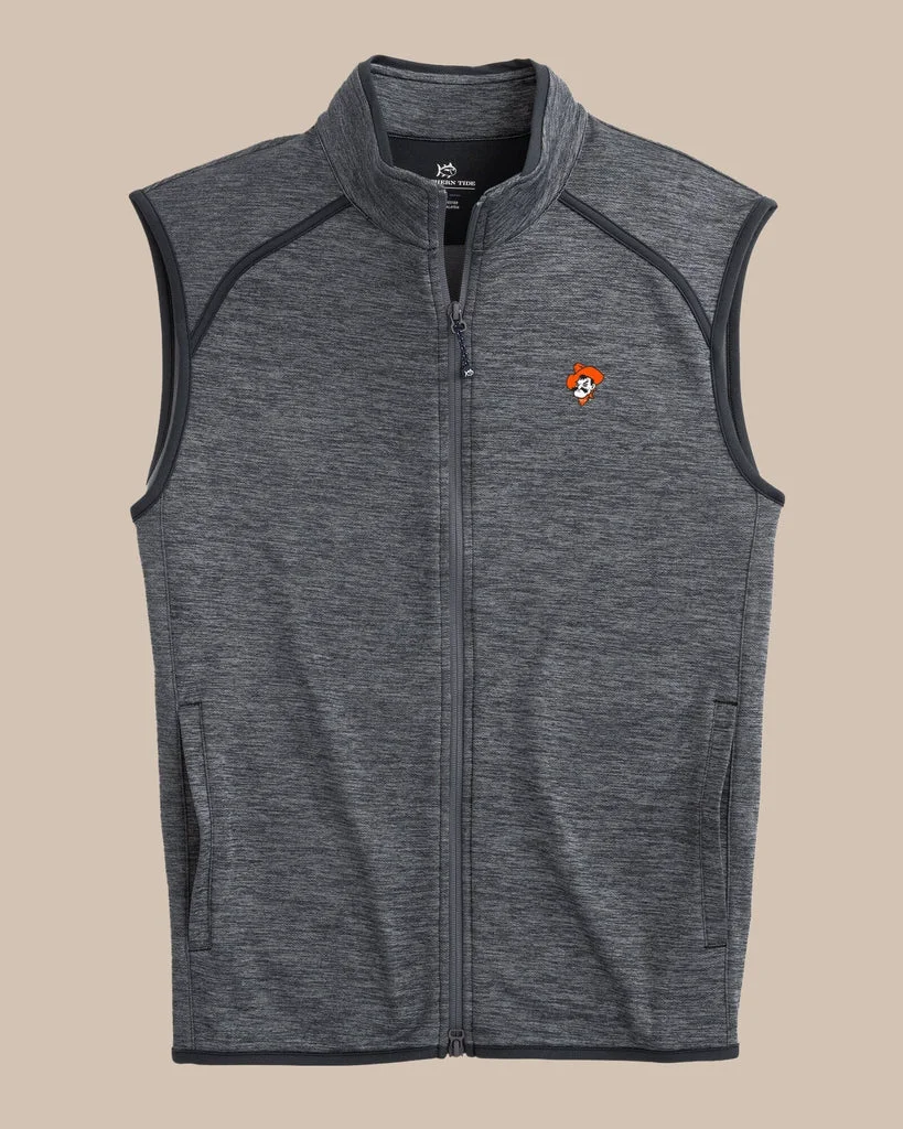 Trendy Oklahoma State Cowboys Baybrook Heather Vest Excellent