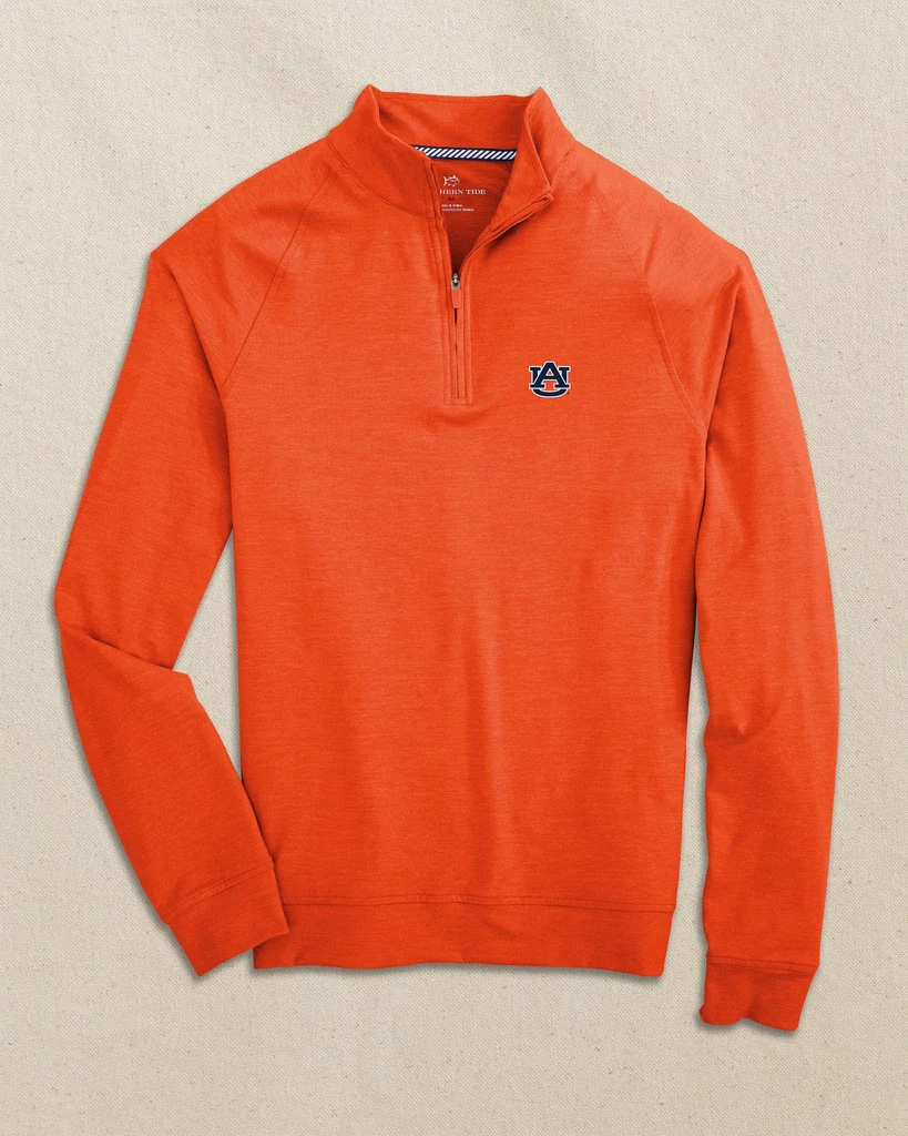 Safe Auburn Tigers Cruiser Quarter Zip Pullover Solid