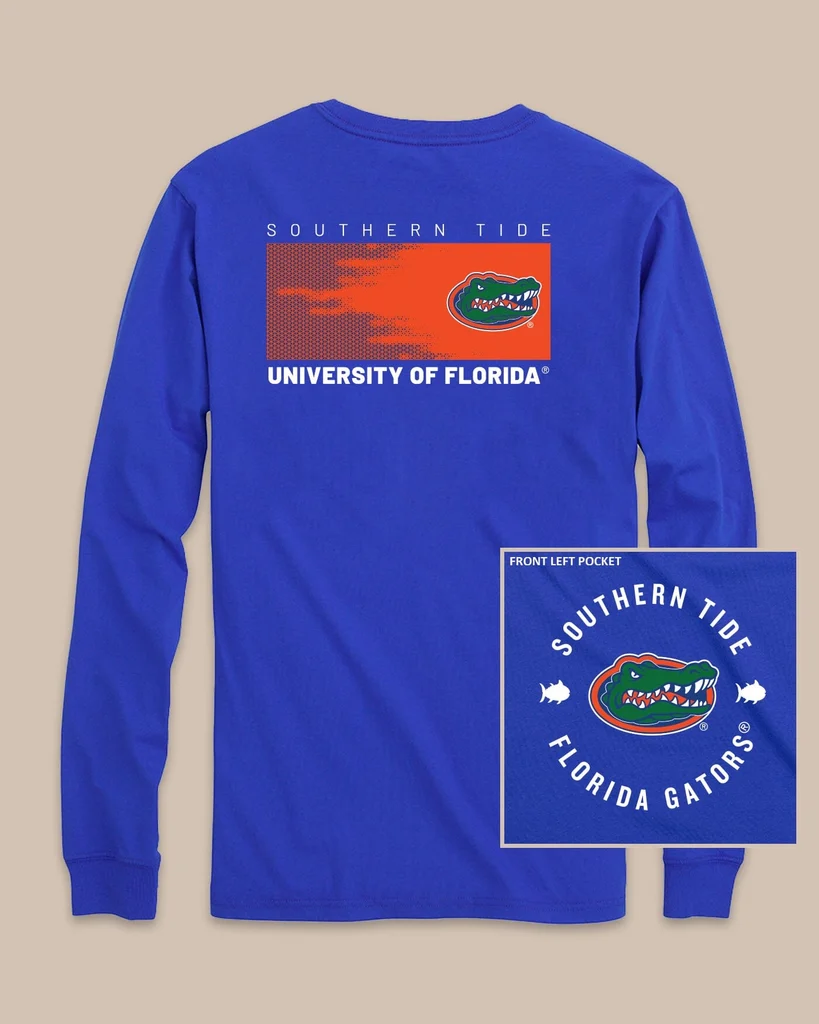 Top-Quality Florida Gators Gameday Hexagon Gradient T-Shirt Powerful