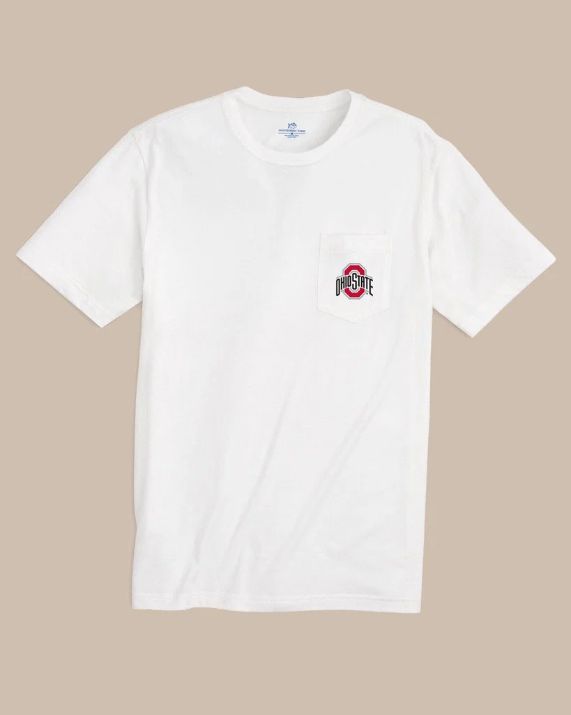 Eco-Friendly Ohio State Buckeyes Gameday Embroidered Short Sleeve T-Shirt Clean