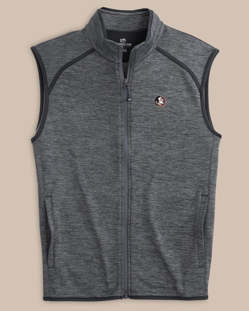 Lightweight FSU Seminoles Baybrook Heather Vest Quality