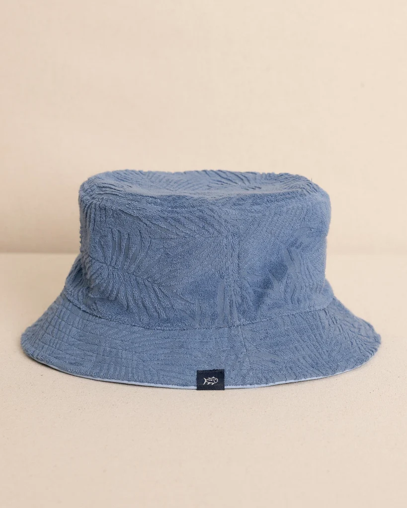 Organic Crystal Beach Terry Reversible Bucket Hat Trendy