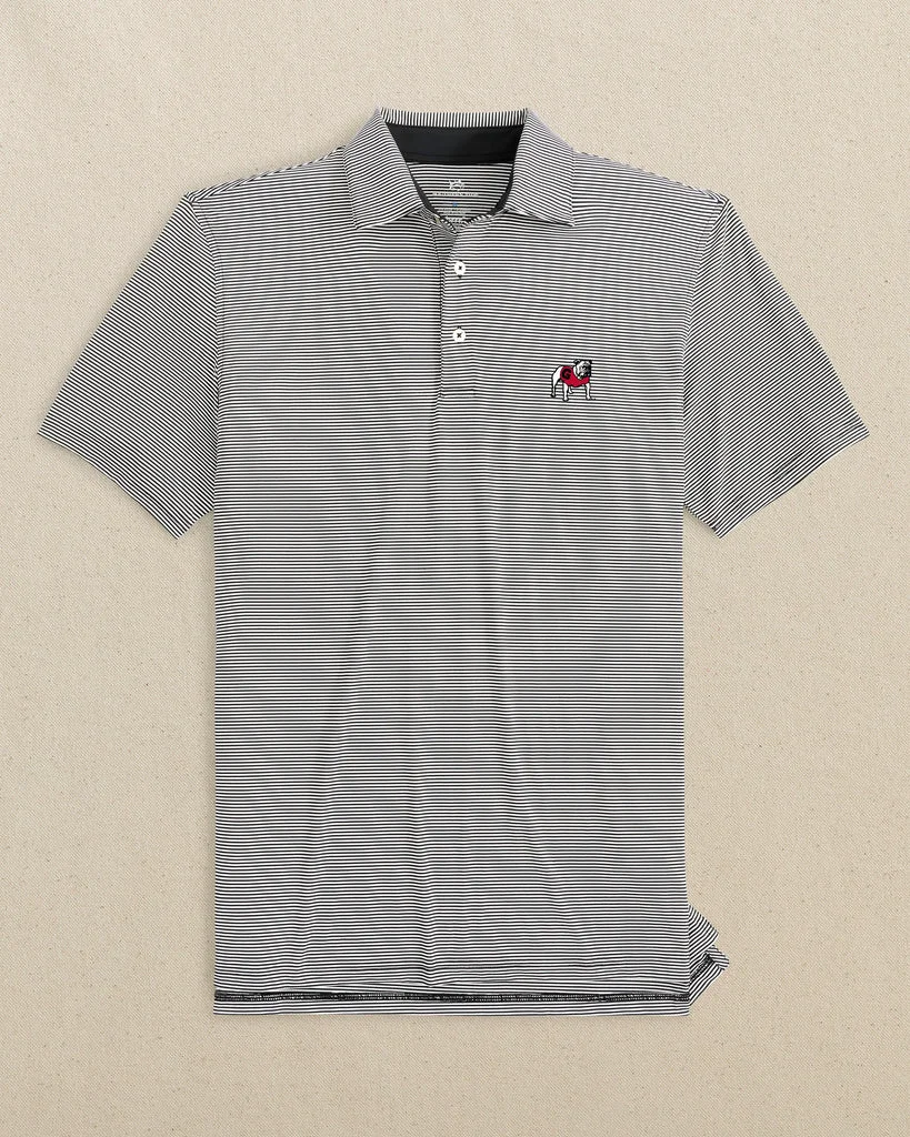 Stylish Georgia Bulldogs brrr°®-eeze Meadowbrook Stripe Polo Secure