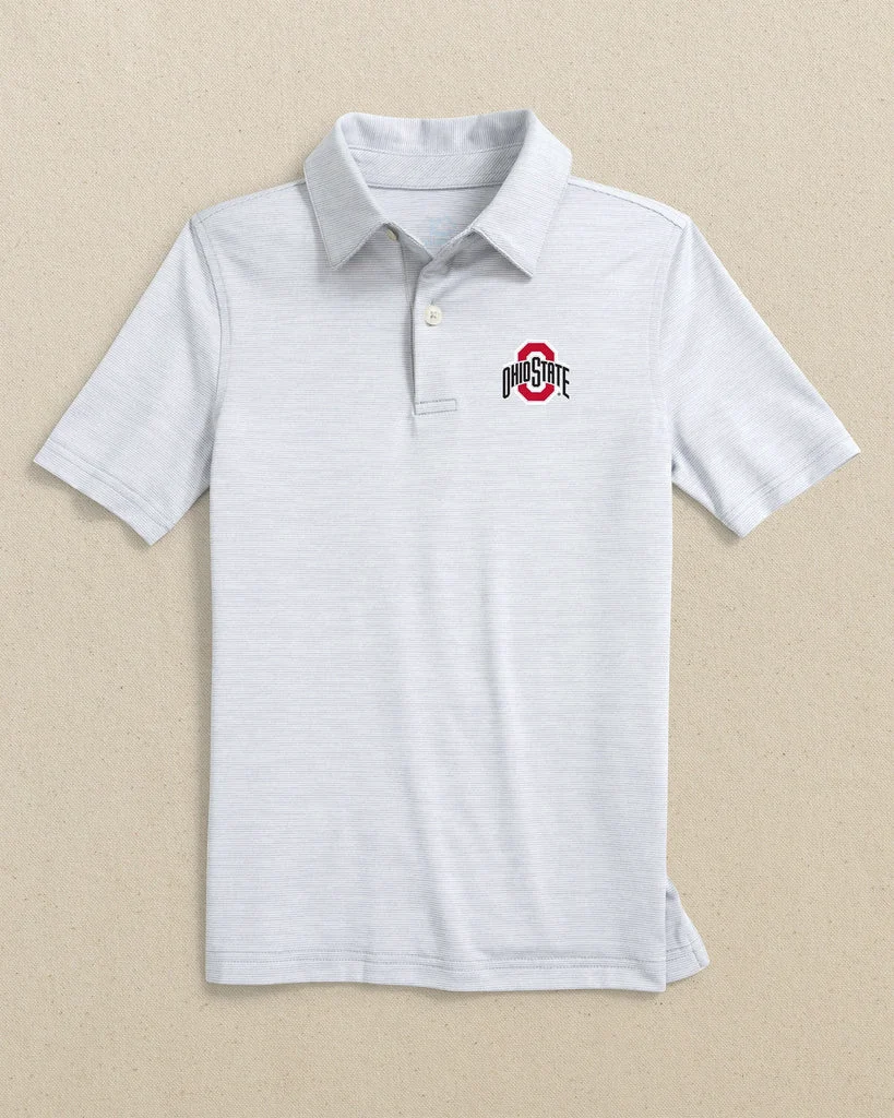 Pure Ohio State Buckeyes Boys Driver Spacedye Polo Shirt Authentic