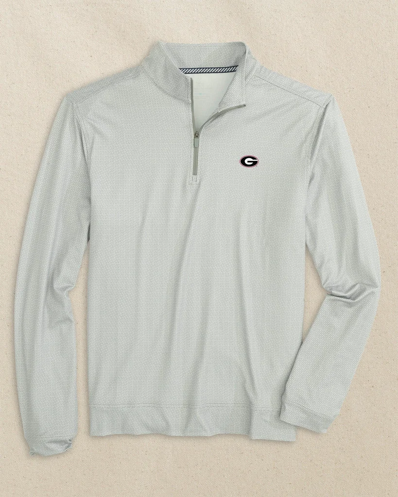 Artisan Georgia Bulldogs Oval G Pine Ridge Print Cruiser Quarter Zip Environmentally Friendly