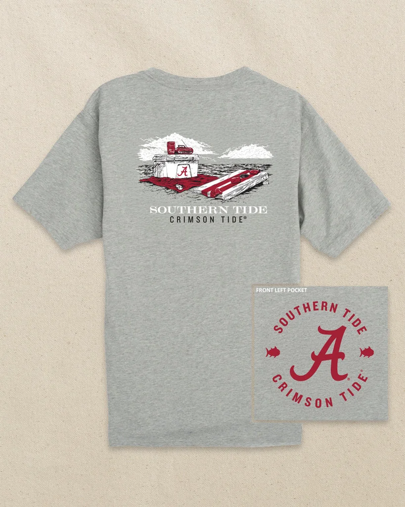 Quality Alabama Crimson Tide Beach Cornhole Heather T-Shirt Verified