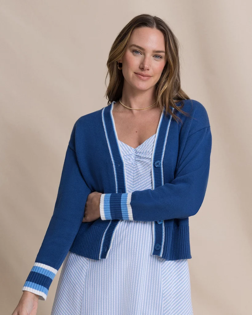 Elegant Lucille Cardigan Sweater Solid