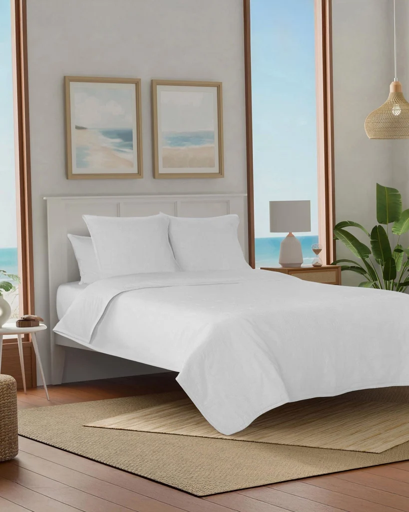 High-Grade Ocean Isle White Quilt Proven