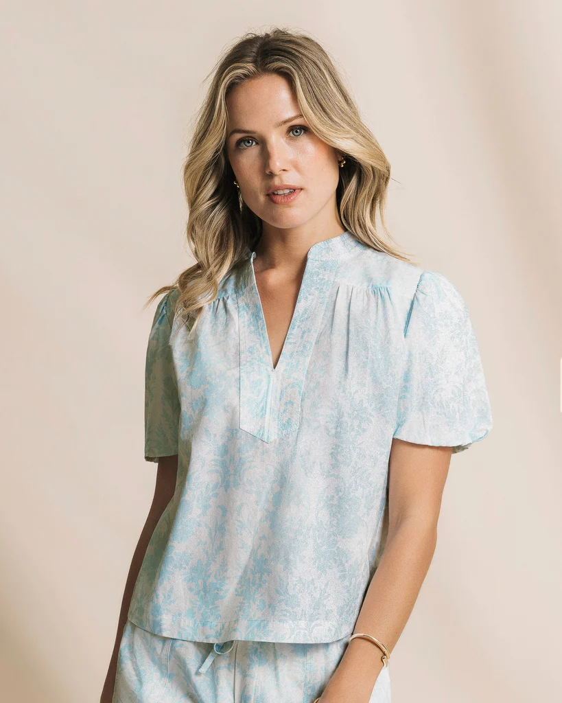 High-End Cassia Bubble Sleeve Top Recyclable