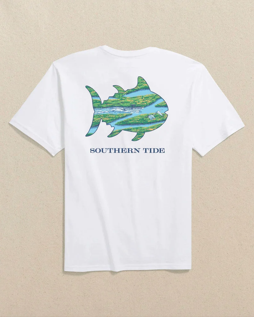 World-Class Skipjack Fill Marsh Scene Short Sleeve T-Shirt Superior
