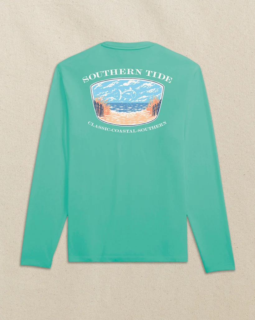 Sophisticated Skipjack Cloud Beach Badge Long Sleeve T-Shirt Next-Generation
