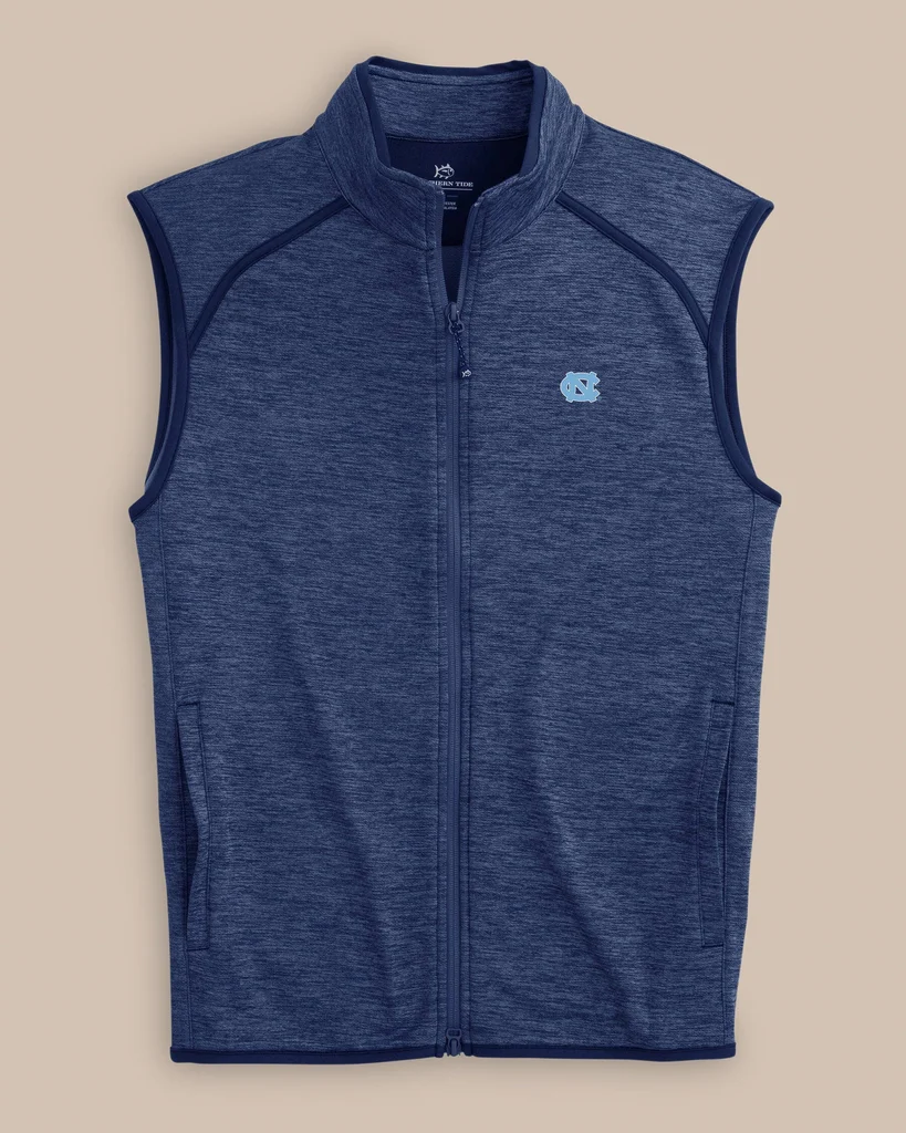 Fashionable UNC Tar Heels Baybrook Heather Vest Official