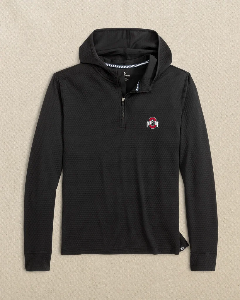 Natural Ohio State Buckeyes Scuttle Quarter Zip Hoodie Eco-Friendly