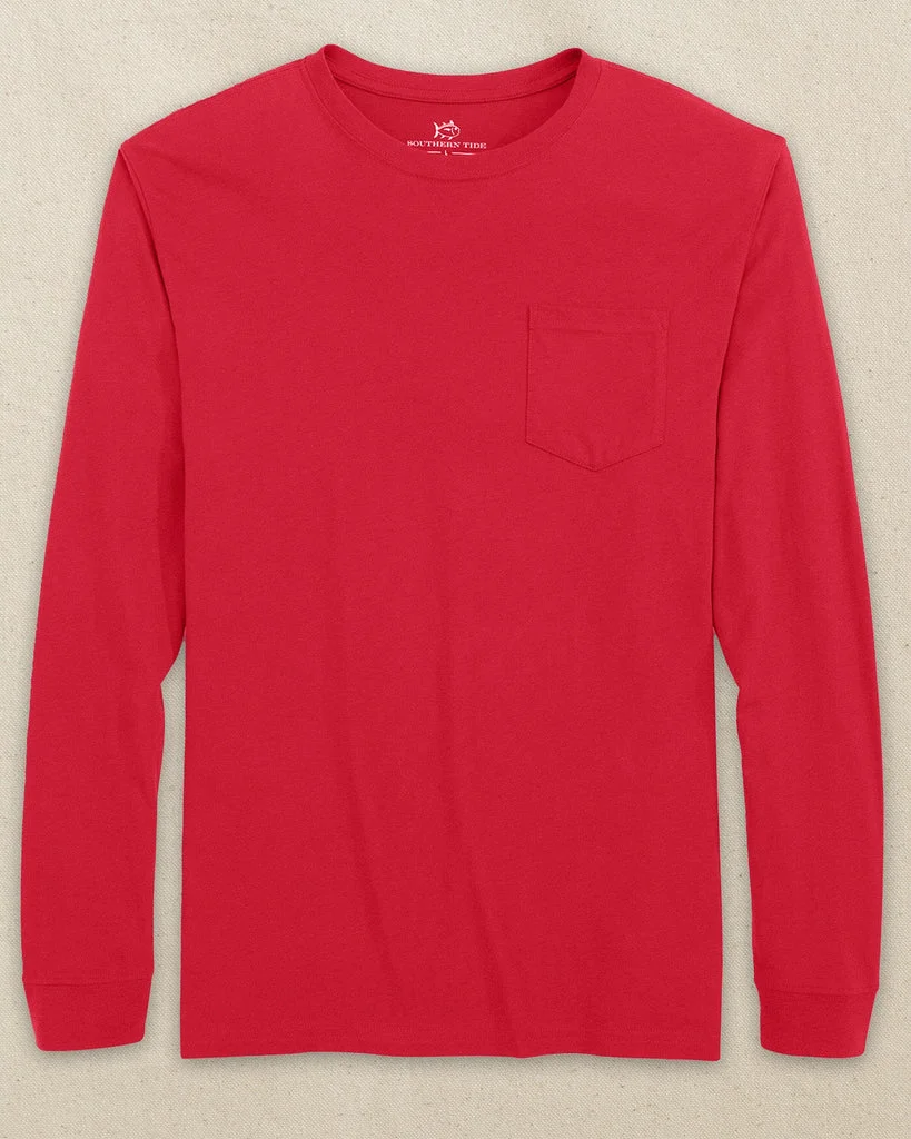 Quality Classic Long Sleeve Pocket T-Shirt Versatile