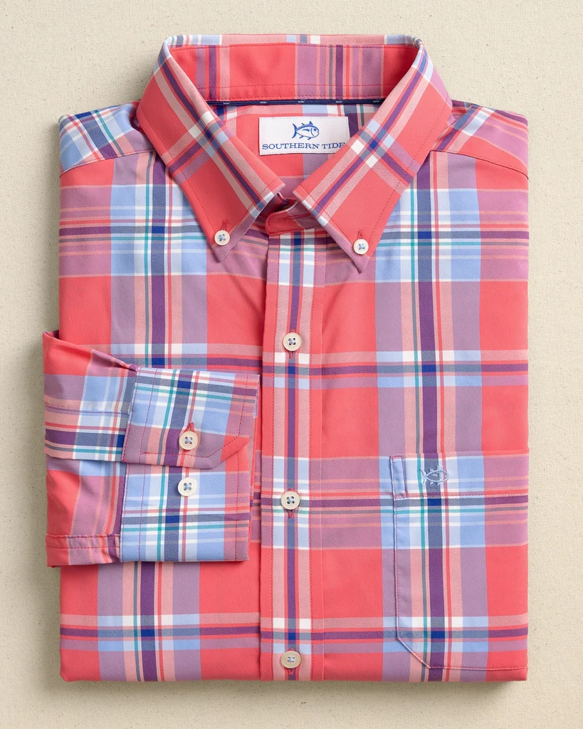 Fast Greenview Plaid Intercoastal Sport Shirt Quality