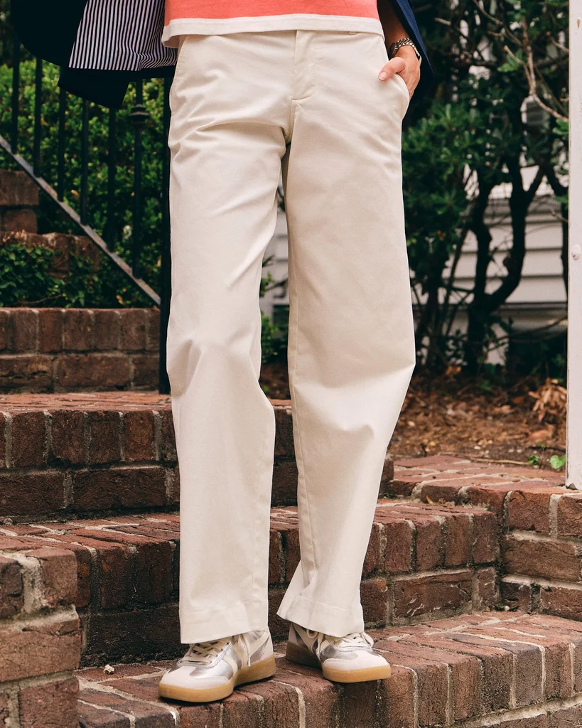 Carefully Designed Tori Wide Leg Chino Pant Superior